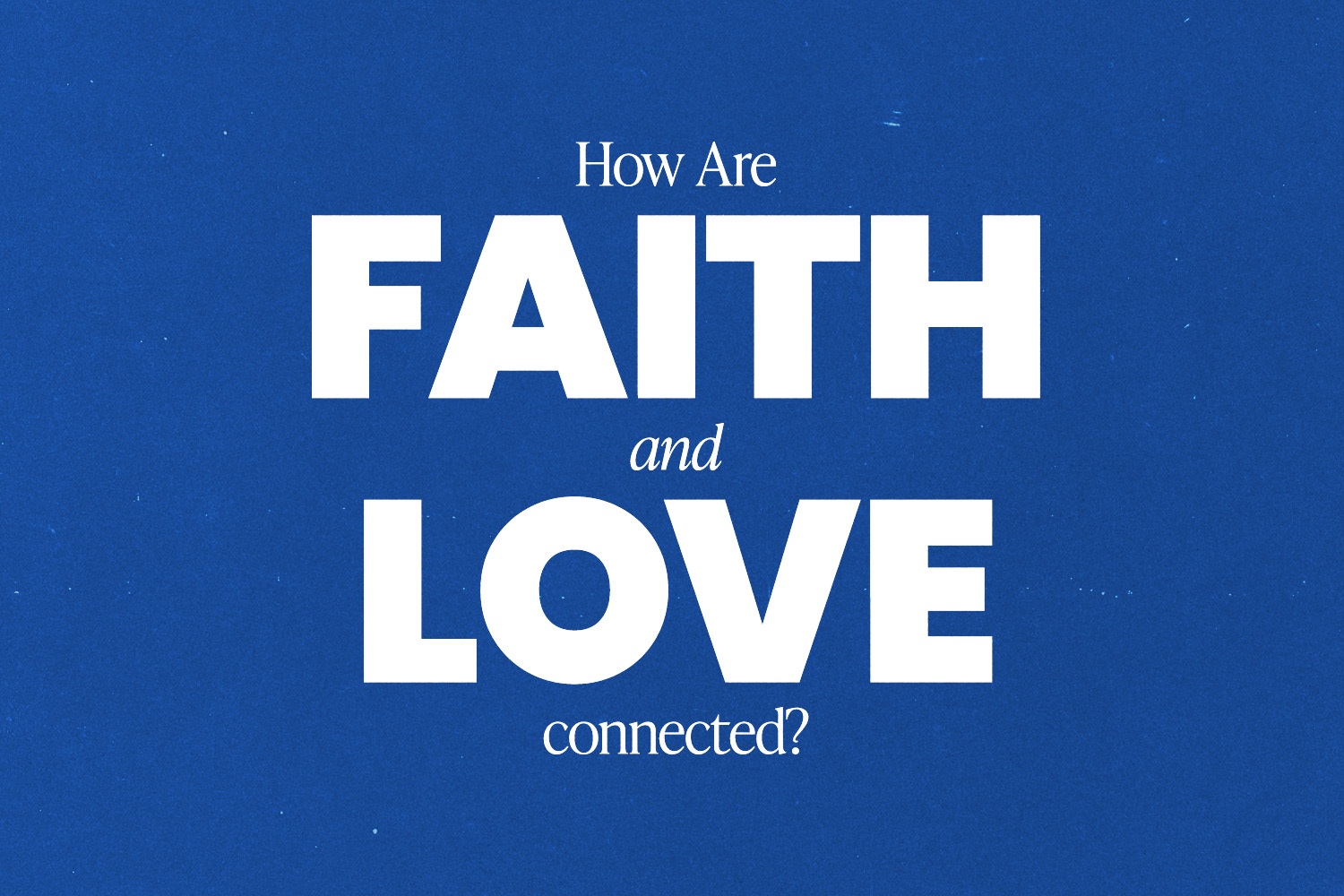 White text on a blue background