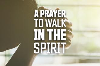 A Prayer To Walk in the Spirit